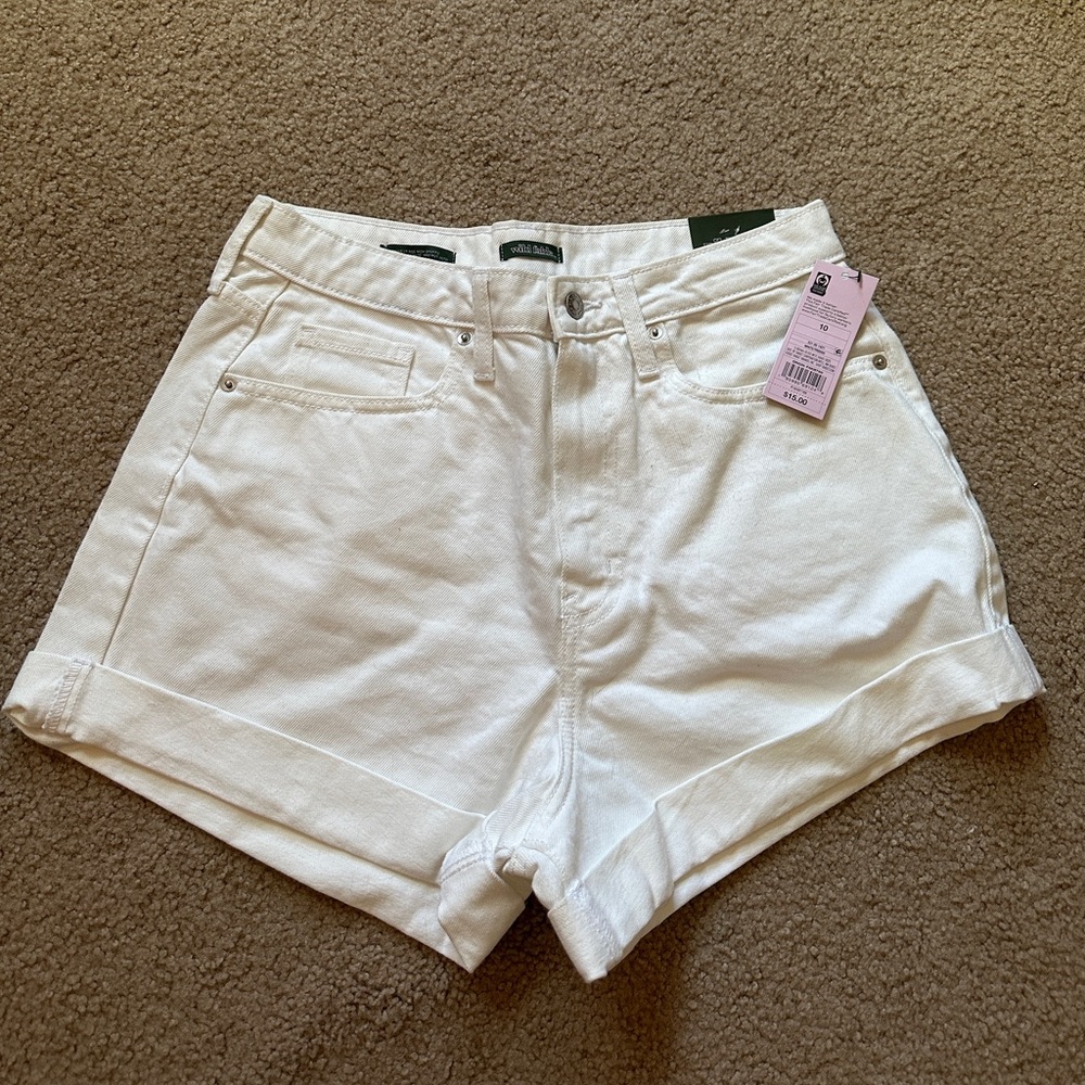 Target Wild Fable white shorts NEW WITH TAGS!